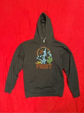Lane Frost Graphic Pullover Hoodie - Charcoal